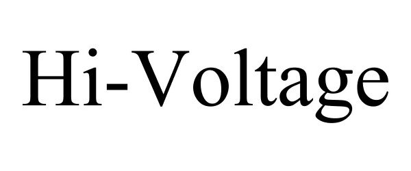 Trademark Logo HI-VOLTAGE