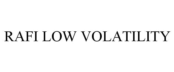  RAFI LOW VOLATILITY