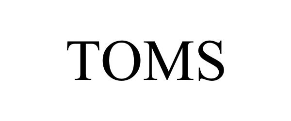 Trademark Logo TOMS