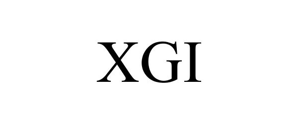 Trademark Logo XGI