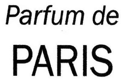  PARFUM DE PARIS