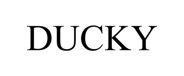 Trademark Logo DUCKY