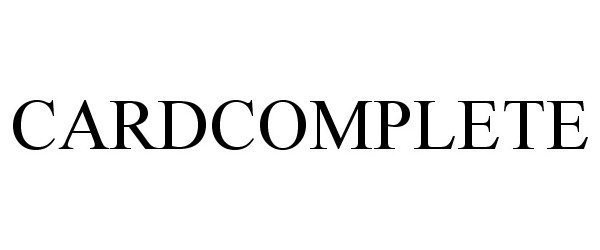 Trademark Logo CARDCOMPLETE