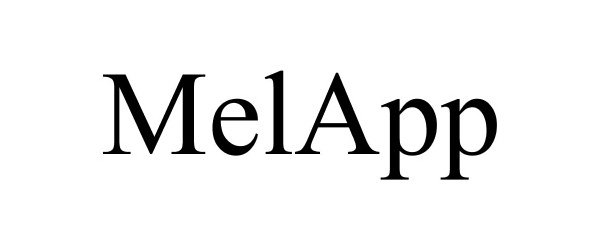 Trademark Logo MELAPP