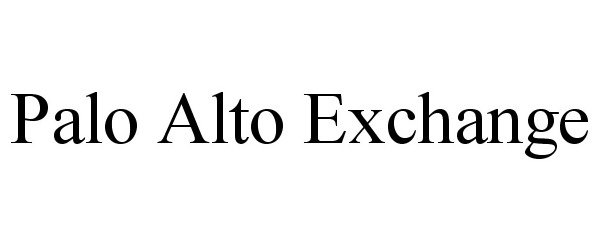 Trademark Logo PALO ALTO EXCHANGE