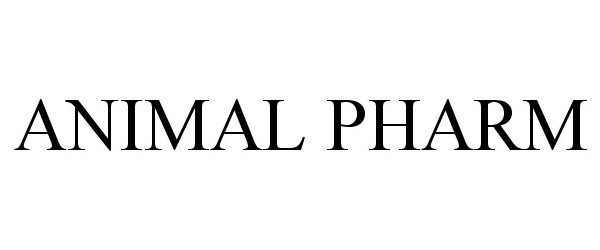 Trademark Logo ANIMAL PHARM