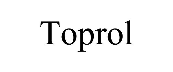 Trademark Logo TOPROL