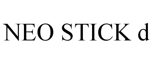 Trademark Logo NEO STICK D