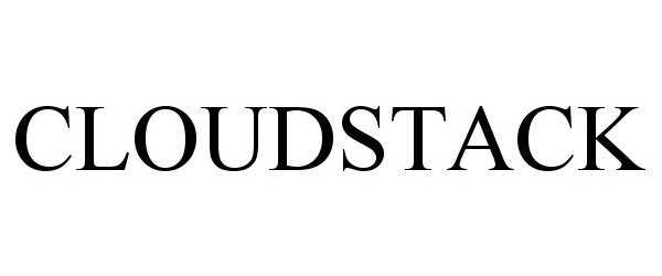 Trademark Logo CLOUDSTACK