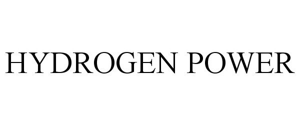 Trademark Logo HYDROGEN POWER