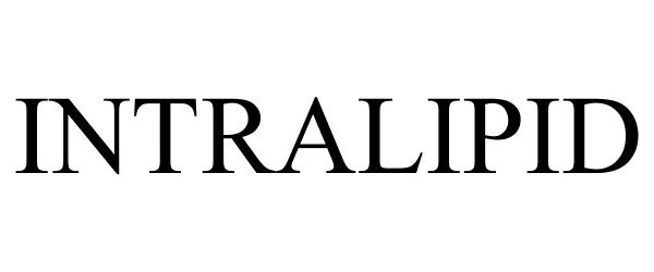 Trademark Logo INTRALIPID