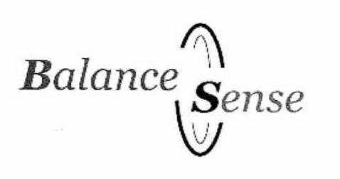 Trademark Logo BALANCE SENSE