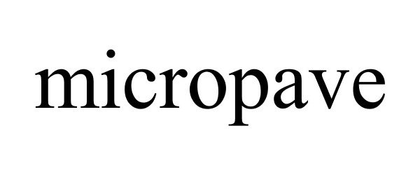 Trademark Logo MICROPAVE