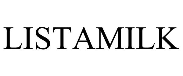 Trademark Logo LISTAMILK