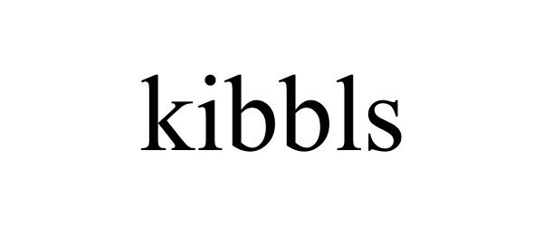 Trademark Logo KIBBLS