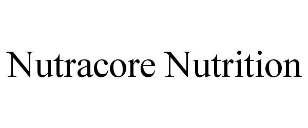  NUTRACORE NUTRITION