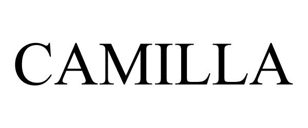 Trademark Logo CAMILLA