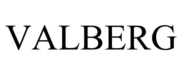 Trademark Logo VALBERG