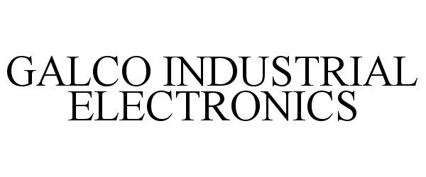  GALCO INDUSTRIAL ELECTRONICS