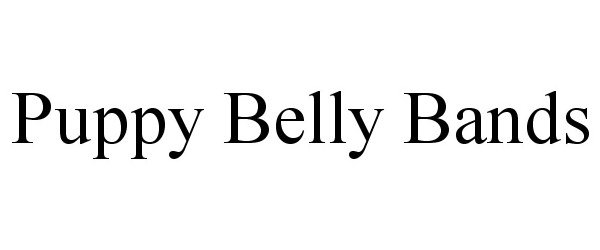 Trademark Logo PUPPY BELLY BANDS