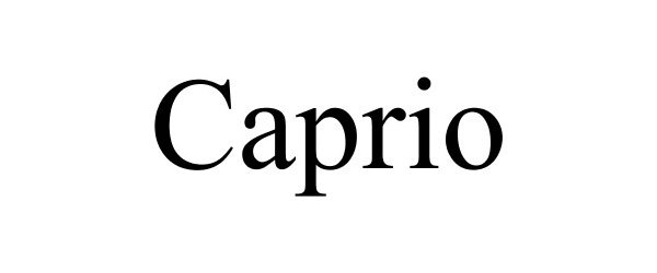 Trademark Logo CAPRIO