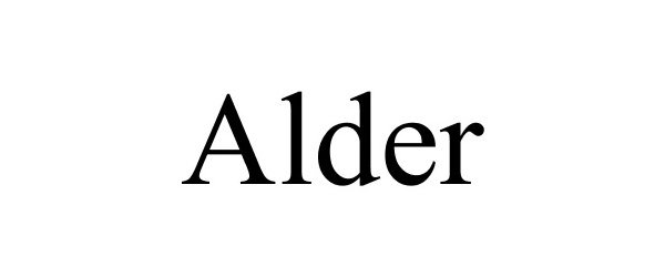 Trademark Logo ALDER