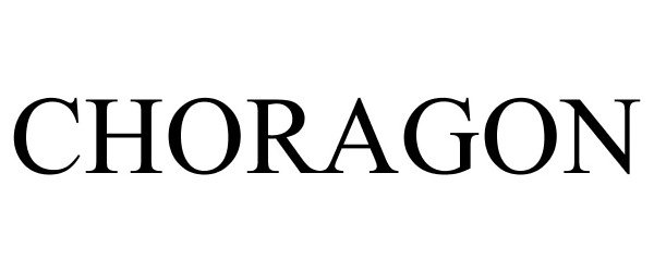 Trademark Logo CHORAGON