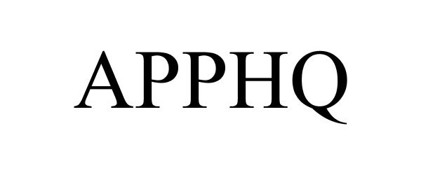 Trademark Logo APPHQ