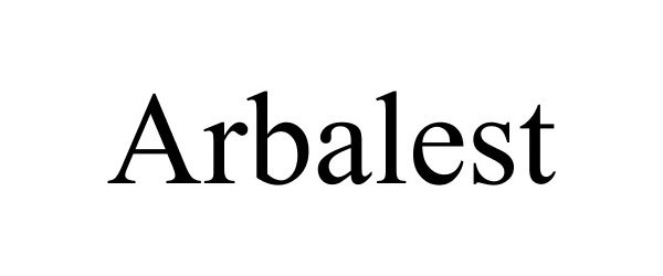 Trademark Logo ARBALEST