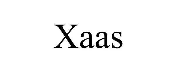 Trademark Logo XAAS