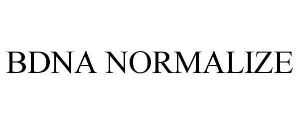  BDNA NORMALIZE