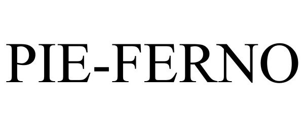 Trademark Logo PIE-FERNO