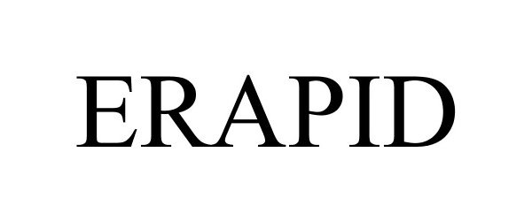 Trademark Logo ERAPID