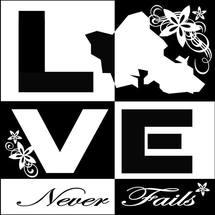 Trademark Logo LOVE NEVER FAILS