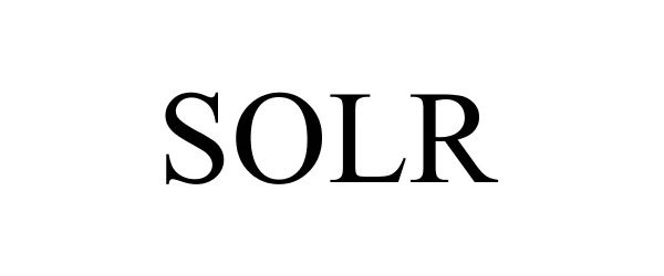 Trademark Logo SOLR