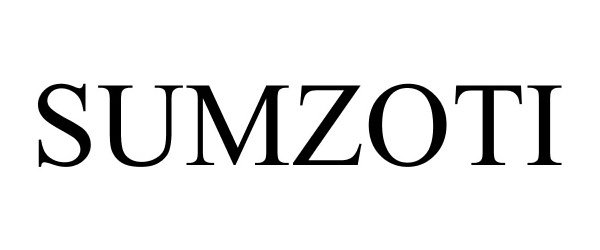 Trademark Logo SUMZOTI