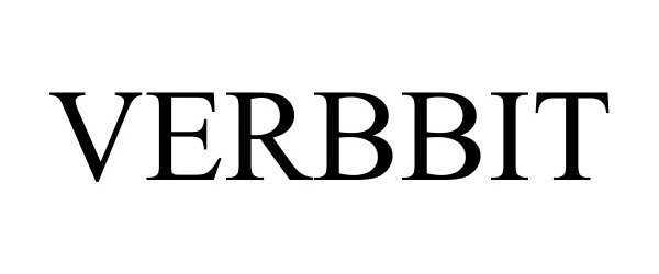 Trademark Logo VERBBIT