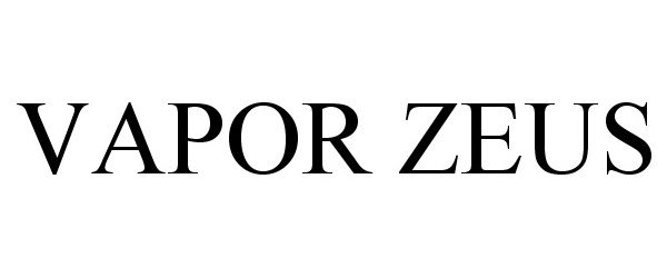 Trademark Logo VAPOR ZEUS
