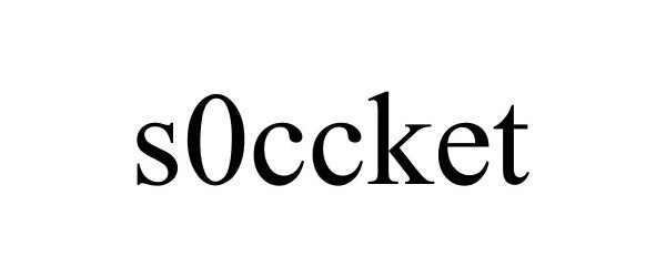 Trademark Logo S0CCKET