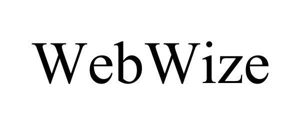 Trademark Logo WEBWIZE
