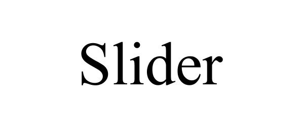 Trademark Logo SLIDER