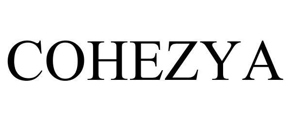 Trademark Logo COHEZYA