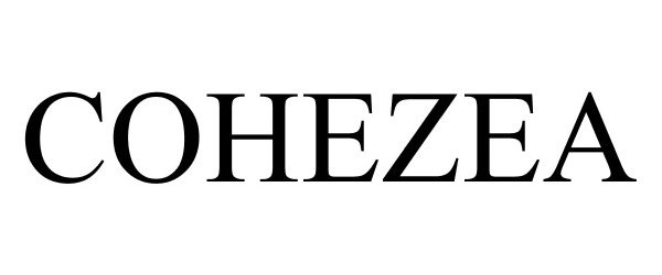 Trademark Logo COHEZEA