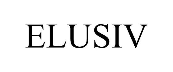 Trademark Logo ELUSIV