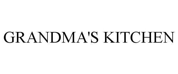 Trademark Logo GRANDMA'S KITCHEN
