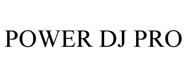  POWER DJ PRO