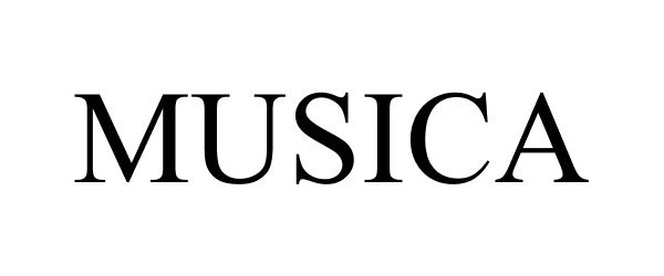 Trademark Logo MUSICA