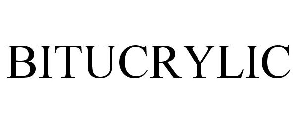 Trademark Logo BITUCRYLIC