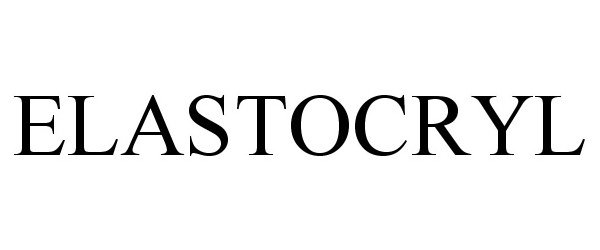 Trademark Logo ELASTOCRYL