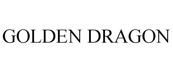 Trademark Logo GOLDEN DRAGON